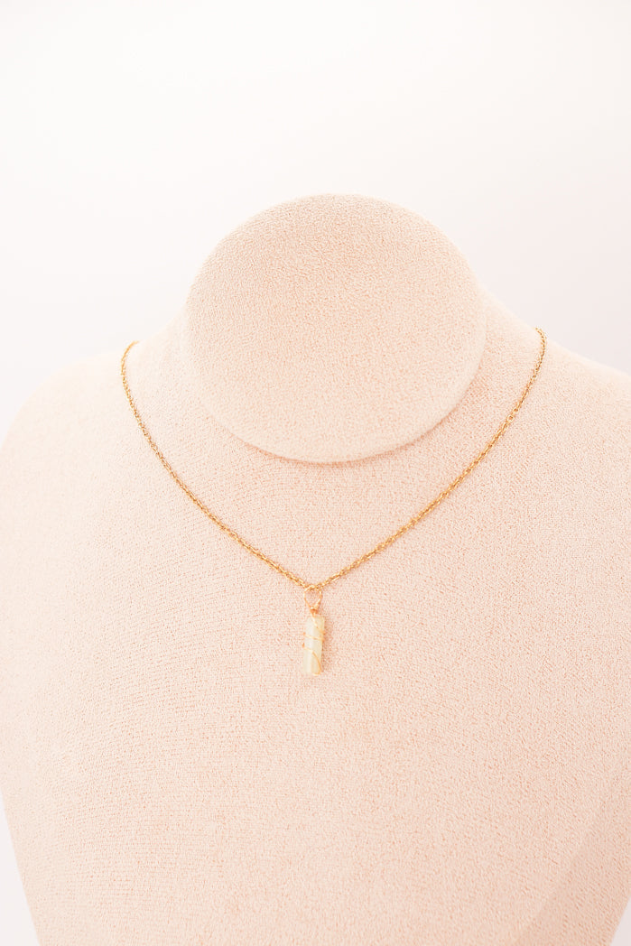 Pendant | Mini Jade Pillars “Plum Blossoms”-5