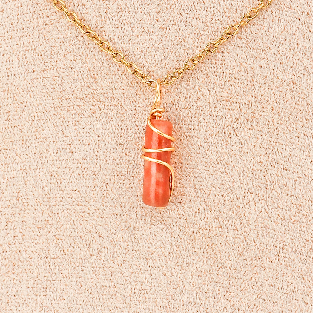 Pendant | Mini Jade Pillars “Plum Blossoms”-0