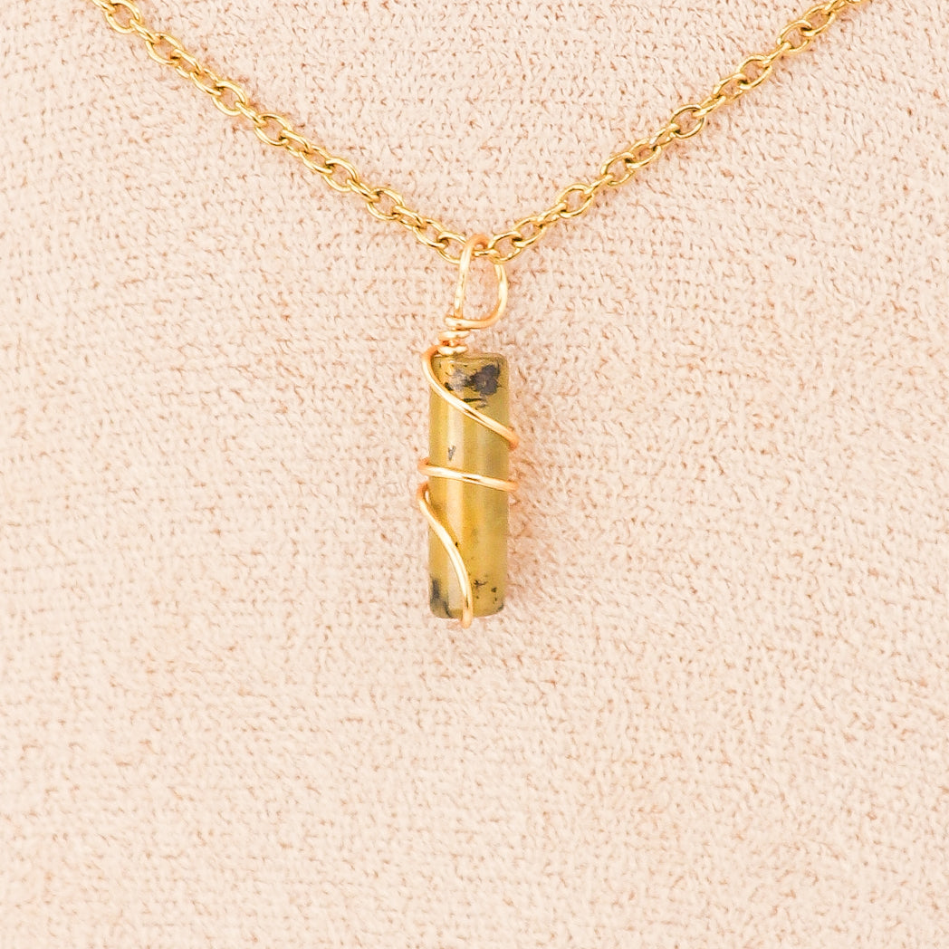 Pendant | Mini Jade Pillars “Plum Blossoms”-4