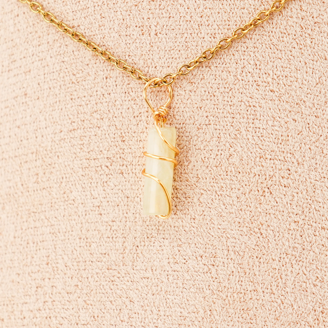 Pendant | Mini Jade Pillars “Plum Blossoms”-2